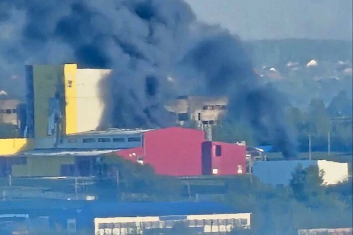 Fire at the fiber optic production plant