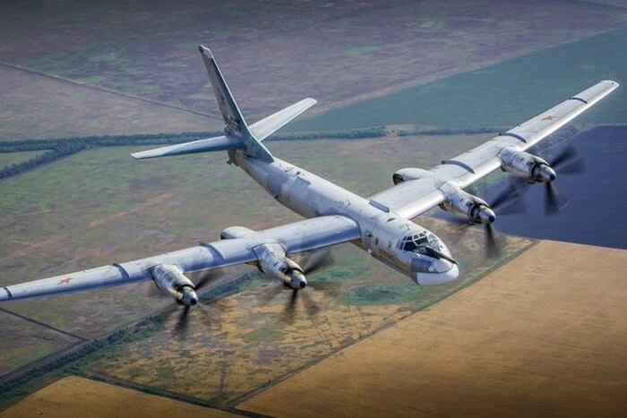 Российские бомбардировщики Ту-95 в Сибири