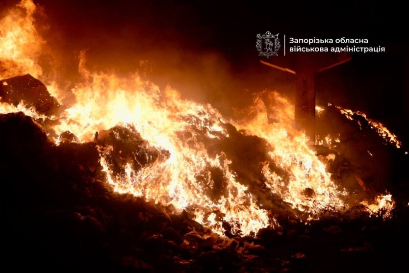 Zaporoże pod ostrzałem: okupanci zaatakowali region w nocy