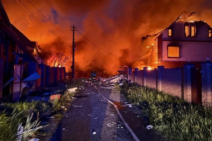 Emergency Service showed the consequences of enemy strike on Kyiv region