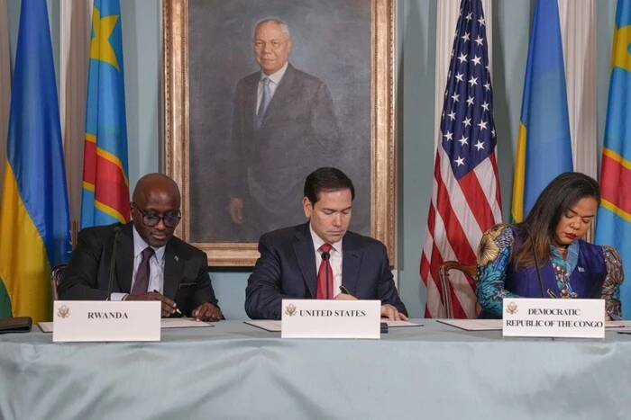 Ruanda und Kongo haben mit amerikanischer Vermittlung einen Friedensvertrag unterzeichnet