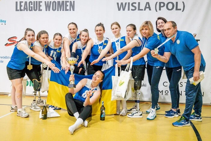 Die Frauen-Nationalmannschaft der Ukraine im Sitzen Volleyball hat beim Turnier „Goldene Liga der Nationen“ gewonnen