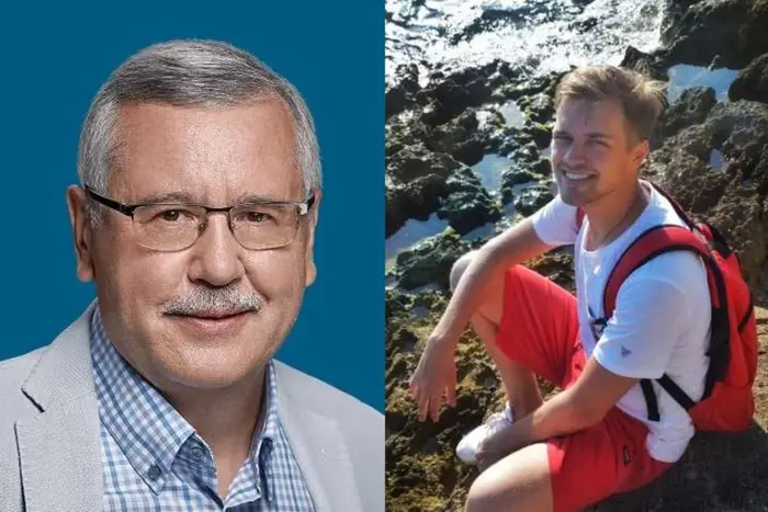 Der ehemalige Verteidigungsminister Grytsenko prahlte mit den Erfolgen seines Sohnes