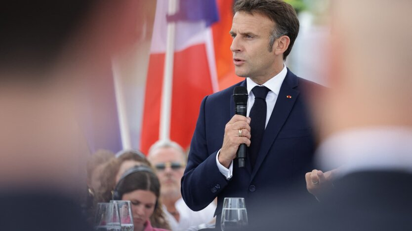 Macron wezwał do unikania podwójnych standardów w sytuacji konfliktów na Ukrainie i na Bliskim Wschodzie