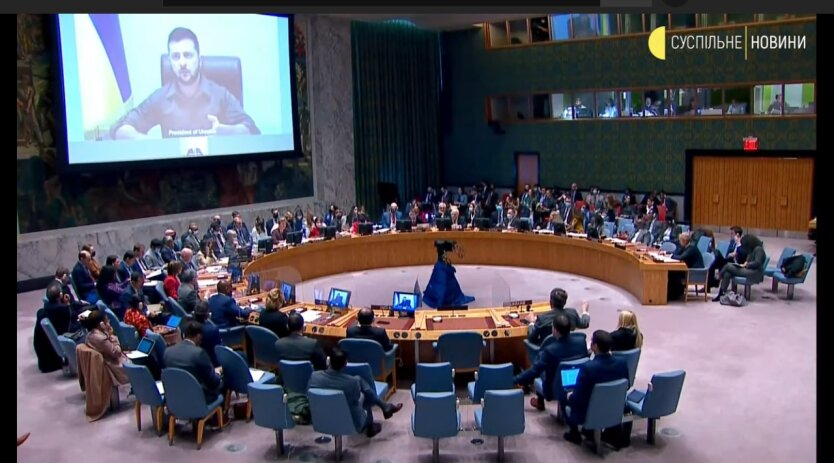 Зеленський на засіданні РБ ООН