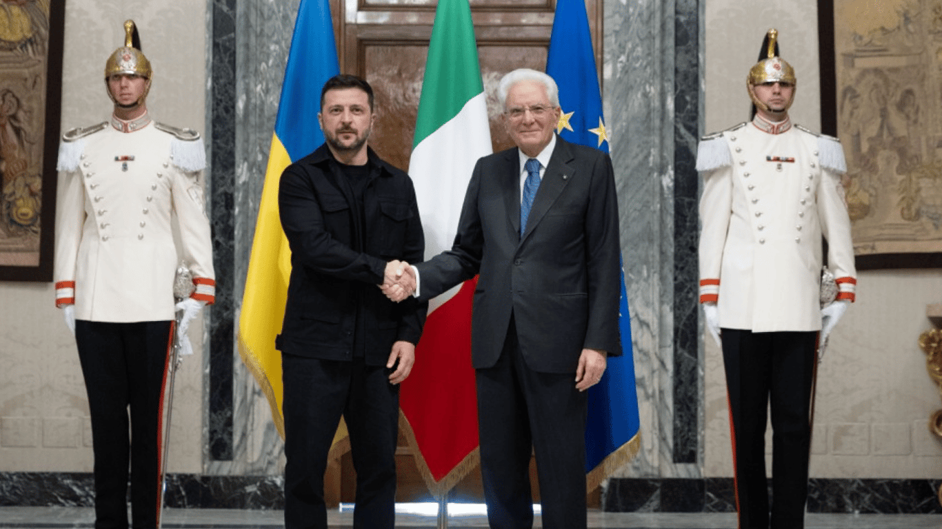 Зеленський розкрив подробиці зустрічі з президентом Італії у Римі
