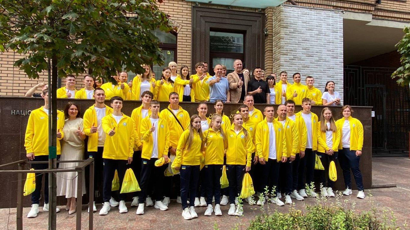 Die Nationalmannschaft der Ukraine nimmt am Europäischen Olympischen Festival teil