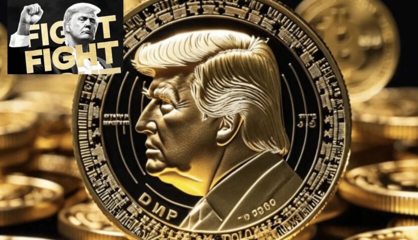 Графічне зображення Мемкоїн Трампа